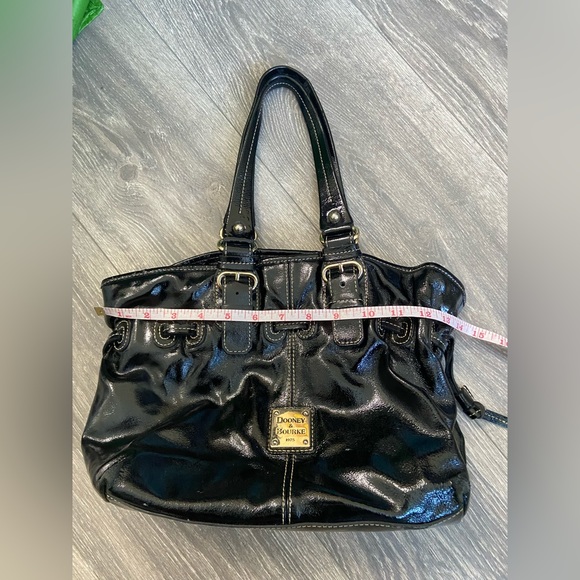 Dooney & Bourke Black Patent Leather Handbag - Picture 9 of 16